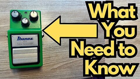 What I Think of the Ibanez TS9 Tubescreamer...