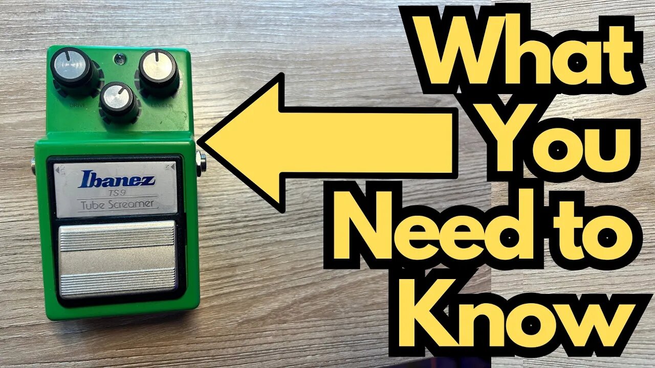 What I Think of the Ibanez TS9 Tubescreamer...