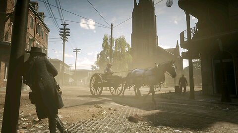 Red Dead Redemption 2 on X-Box Series X. Arthur in Saint Denis. TripleGzilla xbox, ig, yt, twitch.