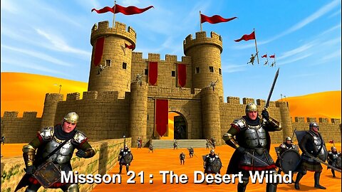 The Desert Wind | Can I Defend Against 5 Enemies? | Stronghold Crusader | Mission 21