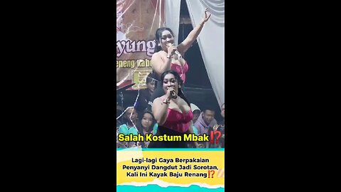 mba nya salah kostum j0get di hajatan