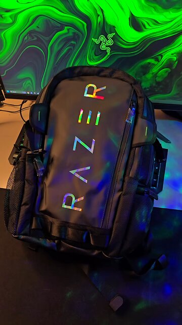Razer sent me this awesome Rogue Backpack!