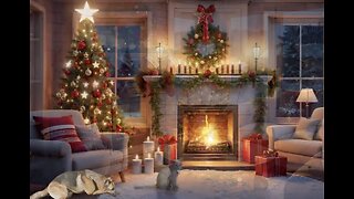 Our special Christmas Music with a Nice warm fireplace. Relax