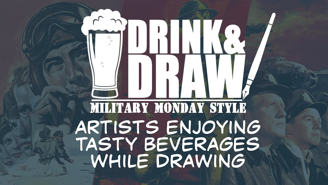 🎨 MONDAY DRAWING STREAM! 🎨 | Drink & Draw #010