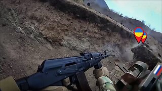 WATCH: Close-Combat Between Russian and Ukrainian Forces