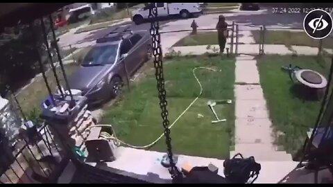 A gunman in a white shirt casually walks up and unloads multiple shots at a mom pushing a stroller