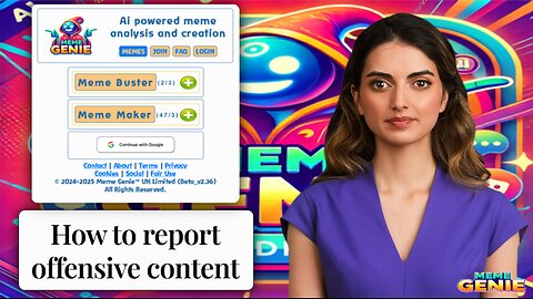 🛡️ How to Flag Offensive or Inappropriate Content on Meme Genie™