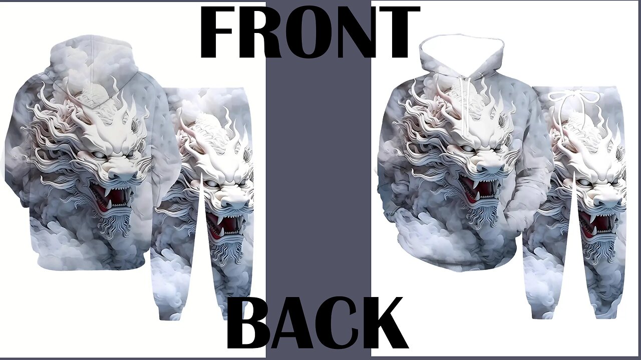 men's opinions about this 3D lion printed hoodie suit