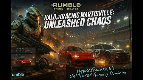 🎮🔫🏎 HALO, GTA & iRACING MARTINSVILLE: OPEN CHAOS!🎮🔫🏎