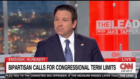 Gov Ron DeSantis: We Need Congressional Term Limits!