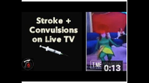 "Live TV Broadcast Incident: Stroke and Convulsions"