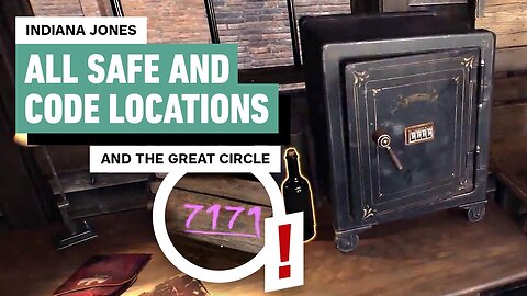 Indiana Jones and the Great Circle - All Safe Locations and Combinations