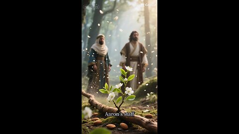 Numbers 17:8 (NIV) "Aaron’s staff, which represented the tribe of Levi, had not only sprouted but..