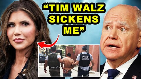 Kristi Noem PUBLICLY HUMILIATES Tim Walz After Calling ICE “Gestapo”