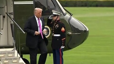 President Donald Trump arrives to address new graduates at United States Military Academy