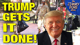 National Guard Is CLEANING UP Washington DC!