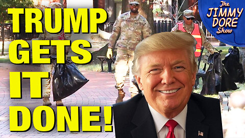 National Guard Is CLEANING UP Washington DC!