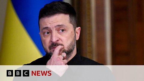 Zelensky prepares to meet Trump at White House | BBC News