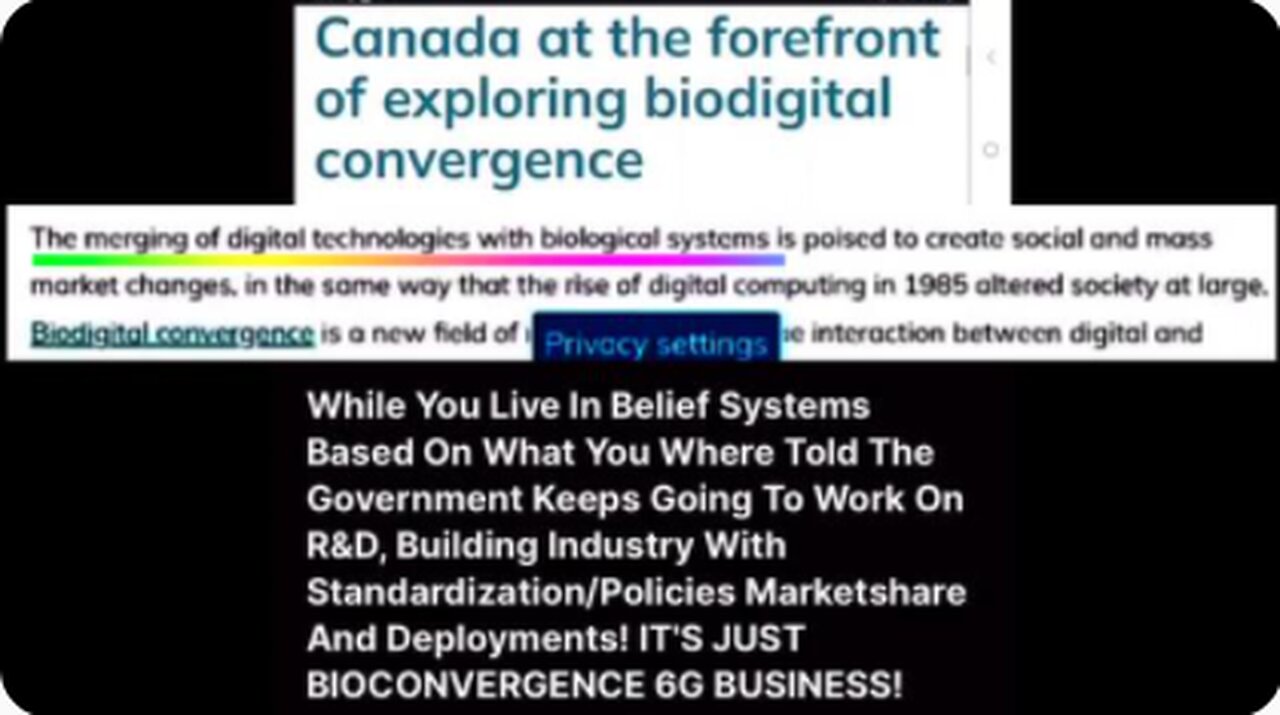 BIODIGITAL CONVERGENCE =MERGING OF BIOLOGICAL & DIGITAL TECH. BIODIGITAL TECH.= MRNA COVID-19💉☠️💉