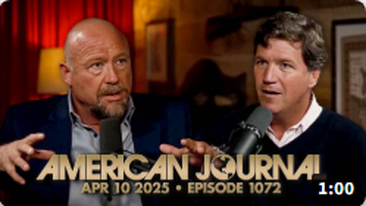 The American Journal: Tucker Carlson & Alex Jones Unleash Explosive Interview – DOJ Funded Sandy Hook Lawsuits, Leftists Want Trump Dead, Nuclear War Risks Revealed! - FULL SHOW - 04.10.2025