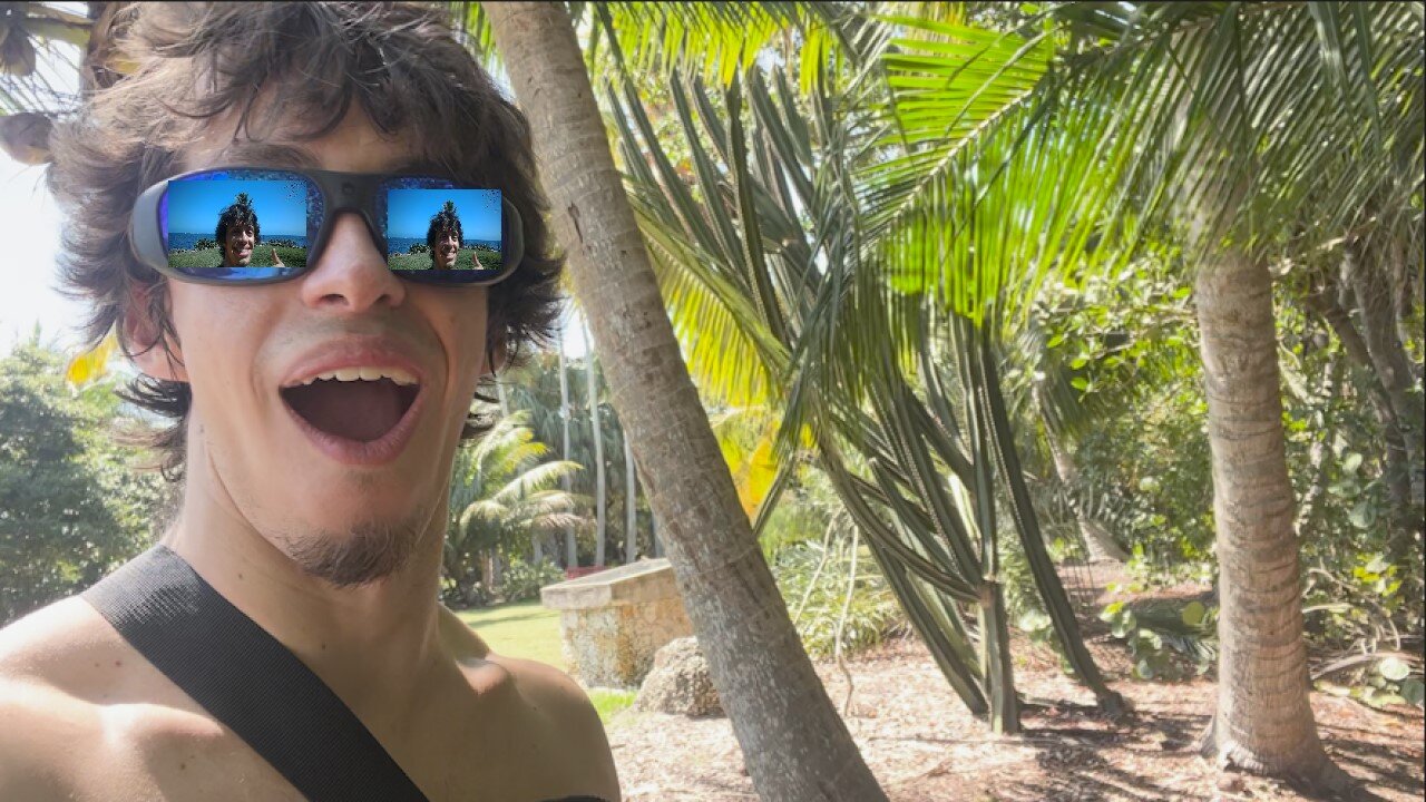 Lu runs in a funky Florida forest!