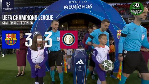 HIGHLIGHTS | FC BARCELONA 3 vs 3 INTER MILAN | UEFA CHAMPIONS LEAGUE