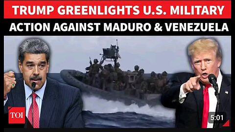 Trump ORDERS Military Action Against Venezuela; U.S. Forces Close In As Maduro Vows Resistance