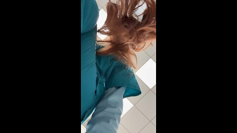 Nurse not hard at work