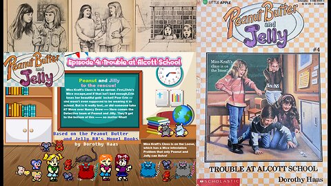 Peanut Butter & Jelly Vol 4 - Trouble at Alcott School [River City Ransom Style Fan Made Sprite Custom Wallpaper]