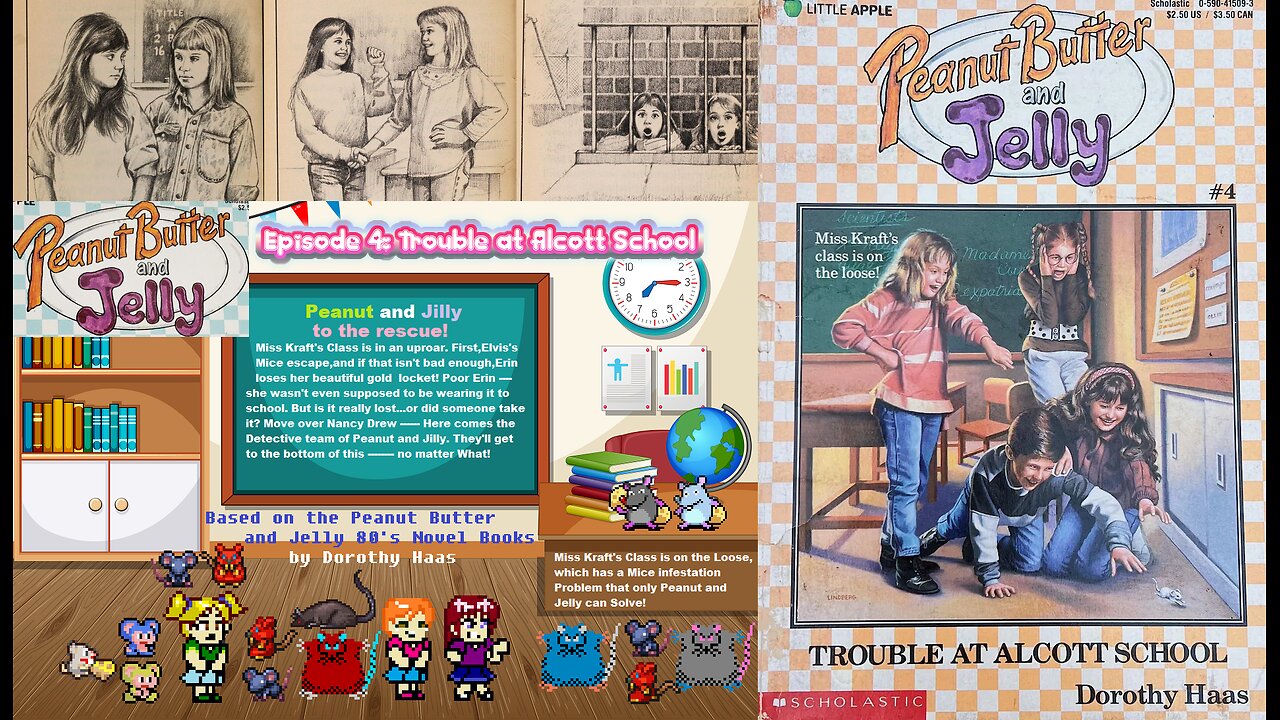 Peanut Butter & Jelly Vol 4 - Trouble at Alcott School [River City Ransom Style Fan Made Sprite Custom Wallpaper]
