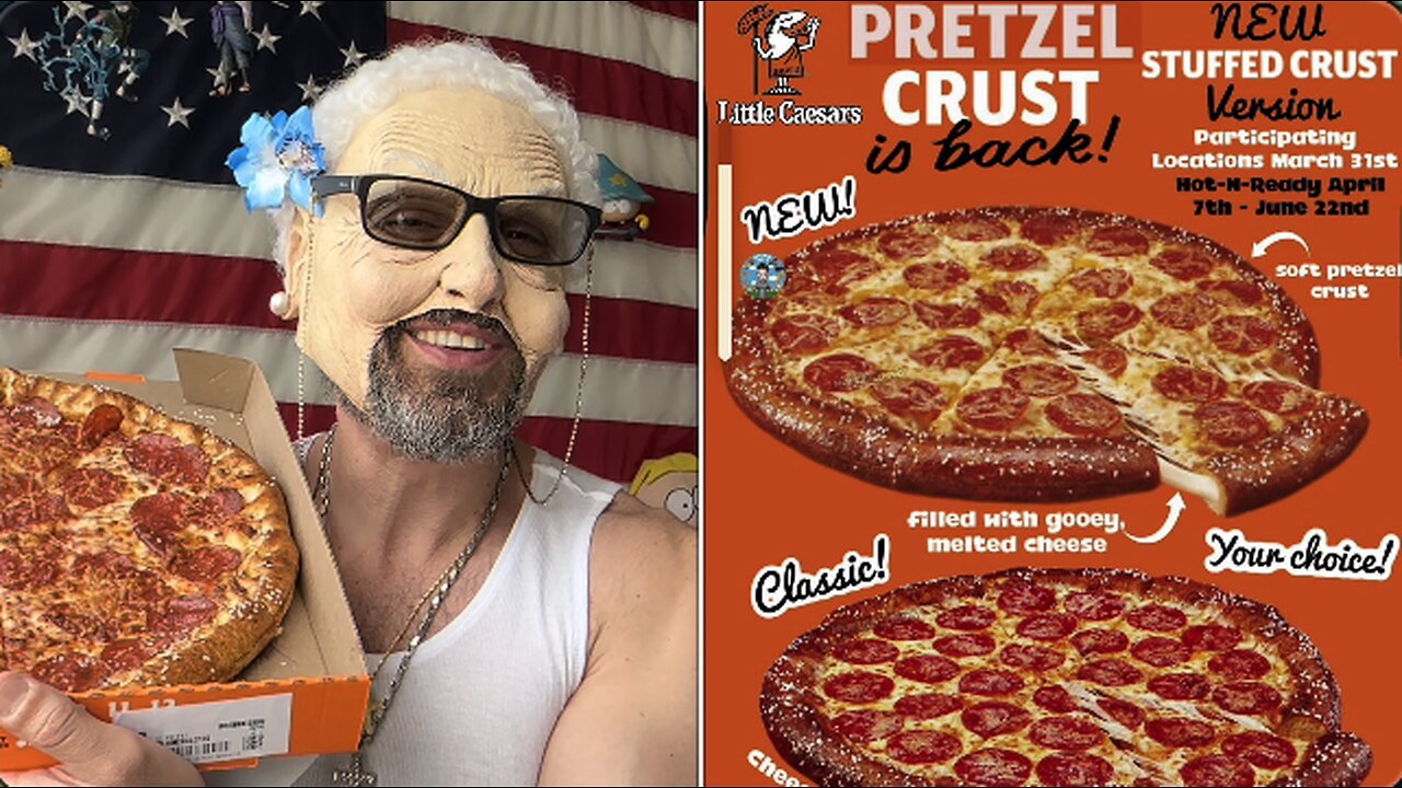 Little Caesar's throws CHEESE SAUSE on their NEW Pretzel Stuffed Crust Pizza! 🥨 Plus more Poetry 💌
