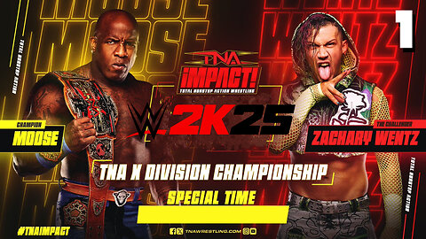 WWE 2K24 TNA Impact May 1st 2025 - Match 1: Moose DESTROYS Wentz!