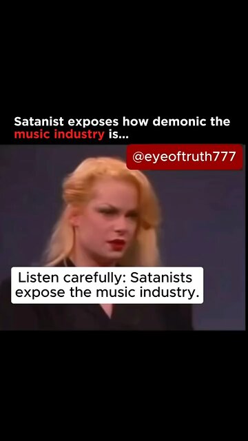 Be careful of the kind of music you listen to.