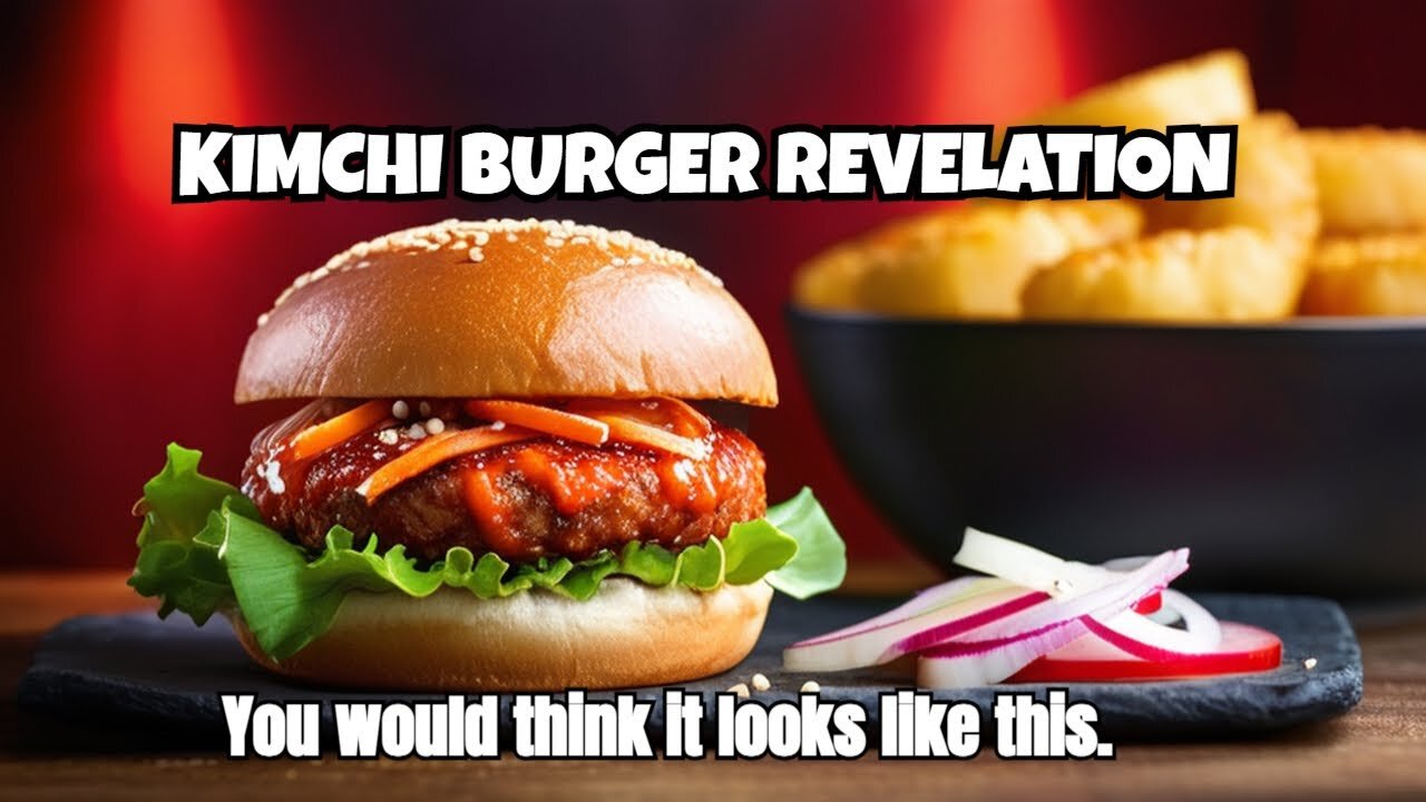 Surprising Twist: Kimchi Burger Taste Test