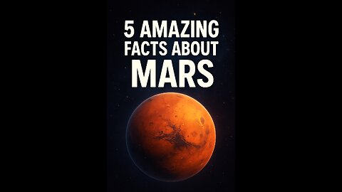 "5 Shocking Facts About Mars That Will Blow Your Mind! 🌌 #shorts"