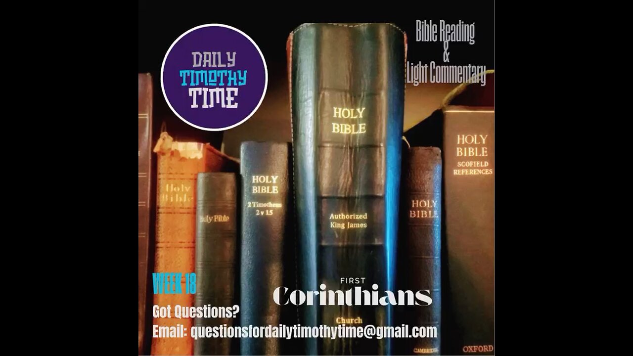 1 Corinthians 1:10-1:17