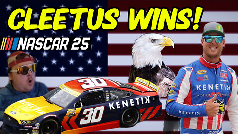 Cleetus McFarland Wins in NASCAR 25 | Shake & Bake