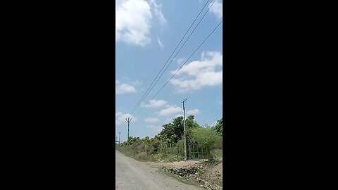 road work at village