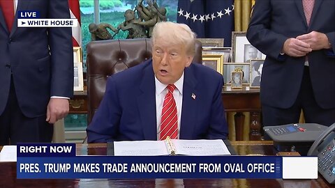 LIVE: Donald Trump Makes Big Trade Announcement
