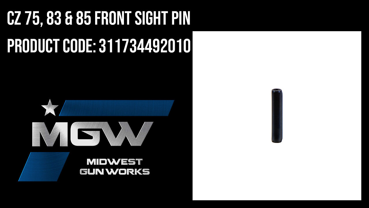 CZ 75, 83 & 85 Front Sight Pin - 311734492010