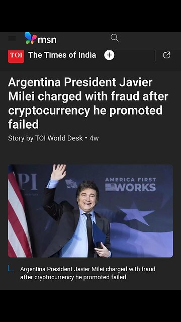 Argentina President Calls For Arrests For Memecoin Scam(s)
