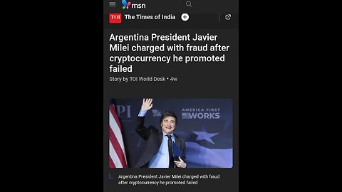 Argentina President Calls For Arrests For Memecoin Scam(s)