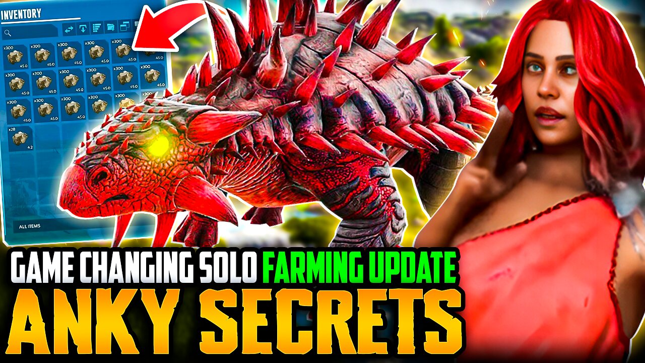 Game Changing Solo Farming Update! Anky Secrets | Ark ASA