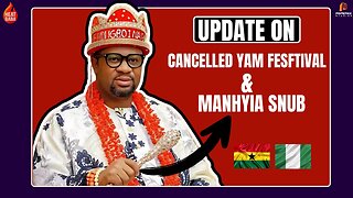 Igbo King 🤴 in Ghana Replies Ghanaians on Manhyia Snub,Clarifies on Yam Festival Cancellation