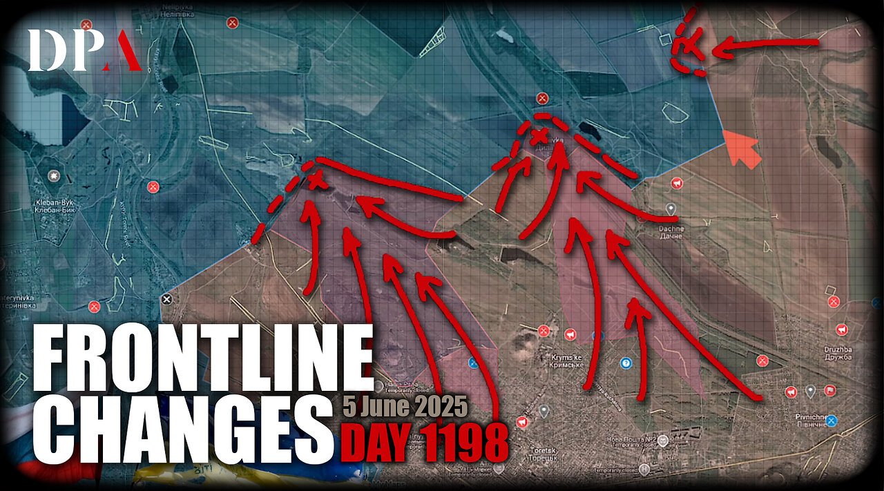[ Ukraine Frontline Changes ] OVERRUN~!!! Russian forces secures entire northern parts of Toretsk!