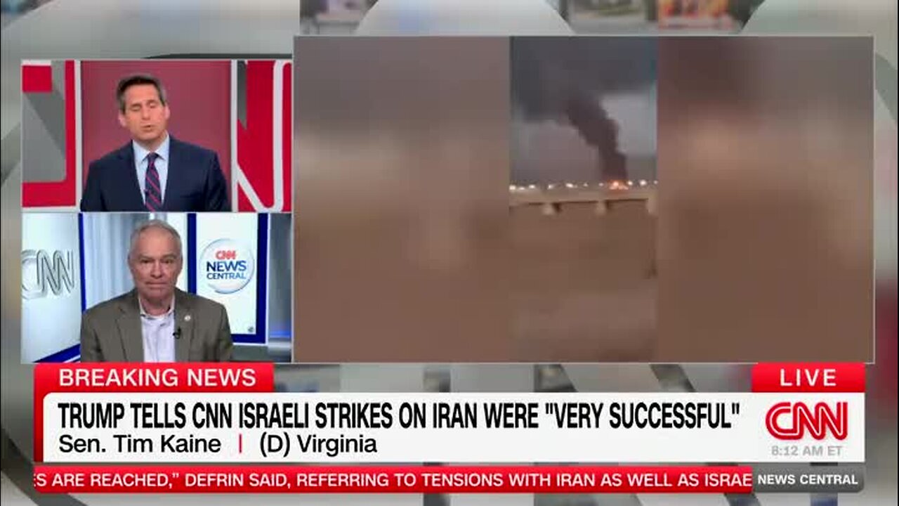 Sen. Tim Kaine on Israeli Strikes: ‘Why Torch Diplomacy Before It’s Been Allowed to Succeed?’