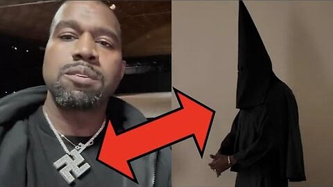 "Kanye West Wears Controversial Black K-K-K Outfit: A Nod to Freemasonic Handlers?"