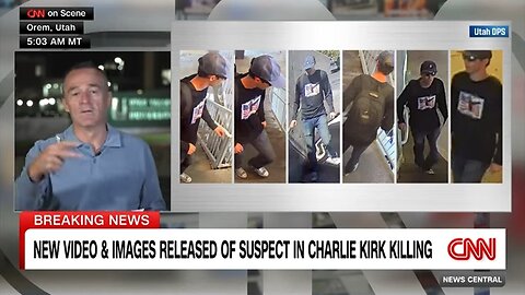 Charlie Kirk shooting subject seen on residential camera