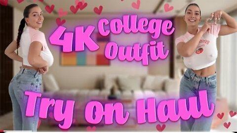 [4K] TRANSPARENT Gym Tops Try-on_Haul Review with Maya