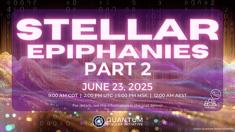 Stellar Epiphanies Part 2 (June 23, 2025)